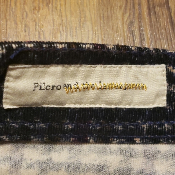 Pilcro and letterpress stretch corduroy pants euc - Picture 3 of 10